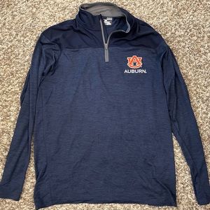 Auburn Under Armour Medium Navy 1/4 Zip Long Sleeve Pullover